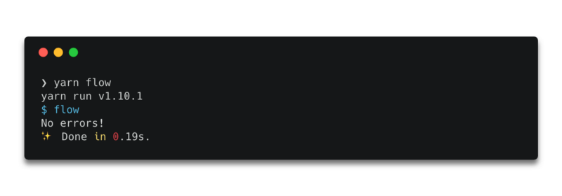 Flow output with no errors thanks to the new ResourceList “Props” Flow type!