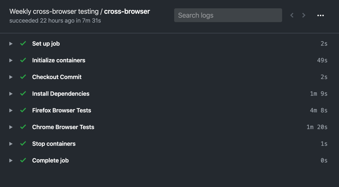 Running scheduled cross-browser end-to-end tests on Github CI - The ...