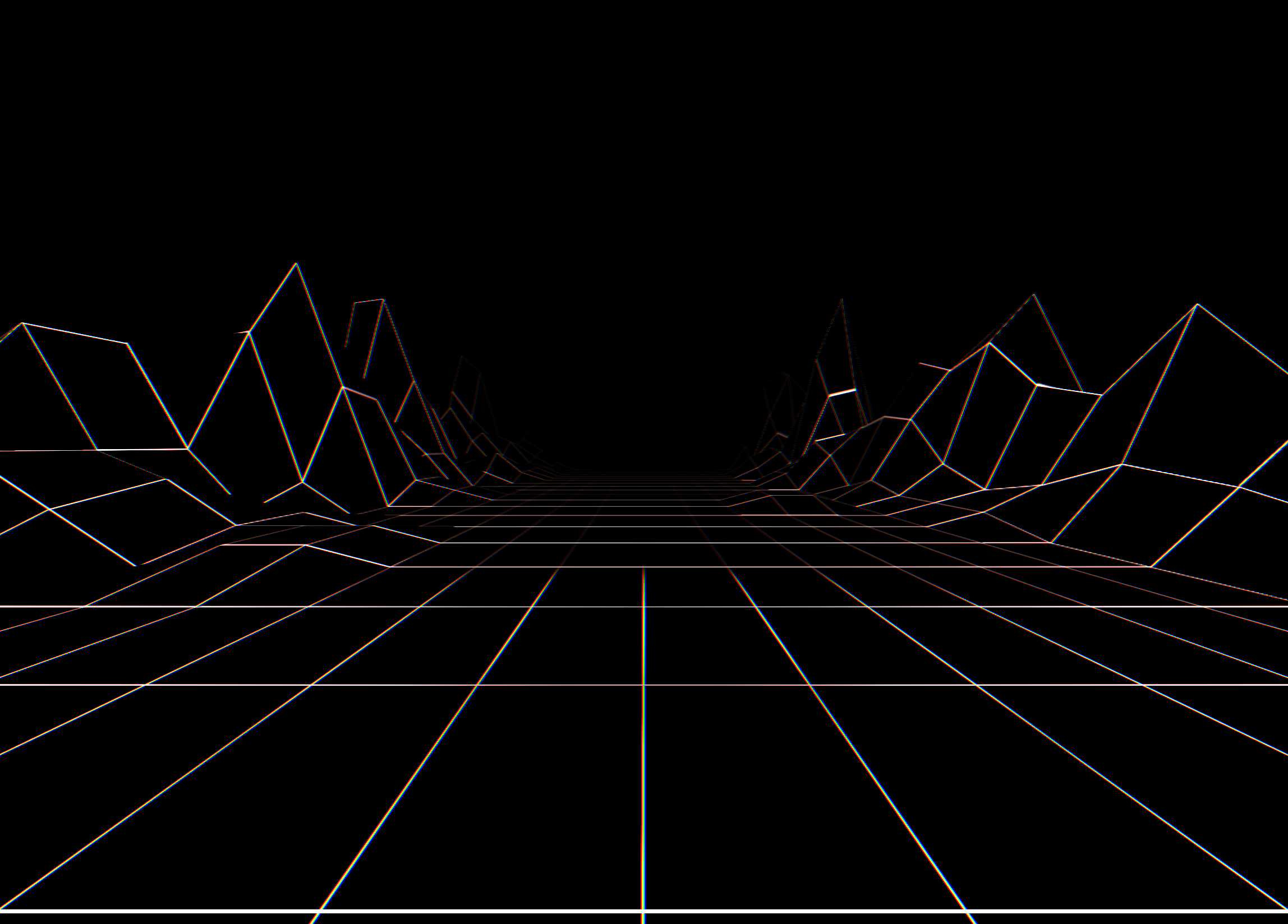 Screenshot showcasing our Three.js scene without color correction